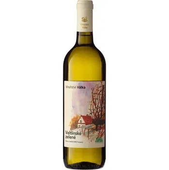 Víno Vinařství Válka Víno bílé veltlínské zelené ročník 2021 750 ml BIO