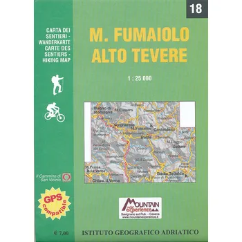 Escursionista distributor mapa M.Fumaiolo,Alto Tevere 1:25 t.