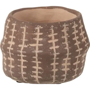 Květináč Cementový květináč Squares béžovo hnědý S - 14*14*10 cm