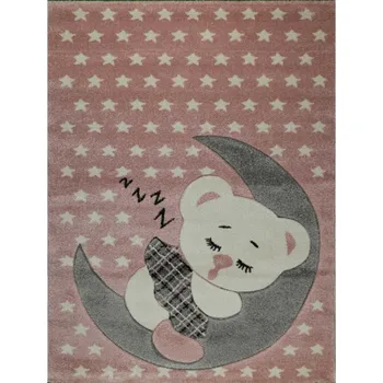 Vopi Dětský koberec Avanos Kids 8578a růžový (Varianta: 80 x 150 cm)