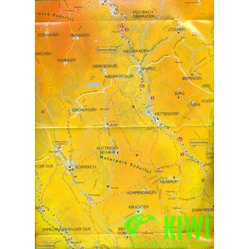 Craenen BBV distribuce cyklomapa Eifel south, Luxembourg north 1:50 t.