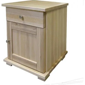 Postel Bukový noční stolek BORA 79 pravý Barevné provedení: Ořech.