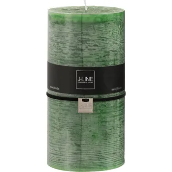 Svíčka Zelená svíčka ve tvaru válce XL - 10*10*20 cm - 140 hod.