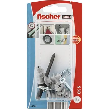 Hmoždinka Fischer Hmoždinka do sádrokartonu s vrutem GKS K 5 ks