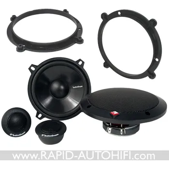 Auto Hi-Fi Reproduktory AUDI A3 8L 1996-2003 Rockford Fosgate R152-S Přední s redukcemi