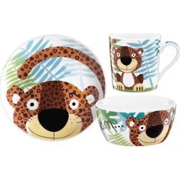 dětská jídelní sada Dětská porcelánová sada Alex - 3 ks, AMBITION Jak dětem zpříjemnit snídani? Třeba touto krásnou sadou.