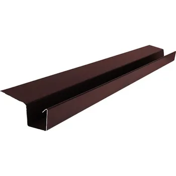 okap Bravo Žlábek odvodňovací hnědý 145mm, 1m