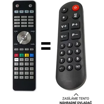 Dálkový ovladač Topfield TP501 náhradní dálkový ovladač pro seniory