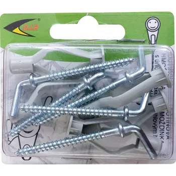 Hmoždinka D.I.P. Hmoždinka dutinová + úhlový hák blistr