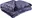 JAHU Deka z mikrovlákna 200 x 220 cm, tmavě šedá