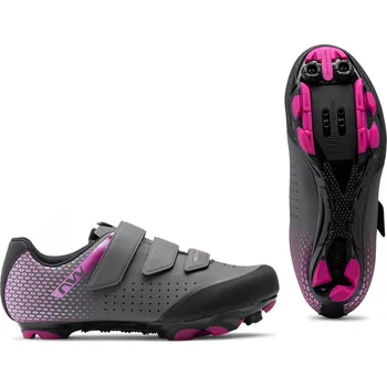 Pánské cyklistické tretry Northwave tretry ORIGIN 2 WMN anthra/metal fuchsia
