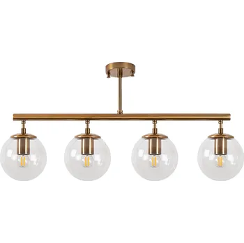 OPVIQ Stropní světlo FAZLI bronz čiré sklo