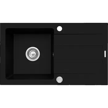 Kuchyňský dřez Pyramis Dřez granitový Athena 76x44, 1B1D, Carbon