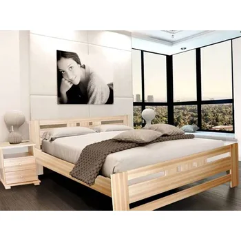 Postel Buková postel BORA 75 z masivu Barevné provedení: Třešeň., Rozměry: 80 x 200 cm