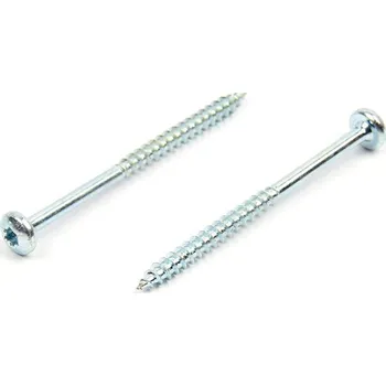 Vrut Vrut do dřeva PH TORX 6,0 x 70/42 ZB (Univerzální vrut, půlkulatá hlava, zinek bílý)