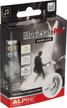 Špunt do uší Alpine MusicSafe Pro Transparent