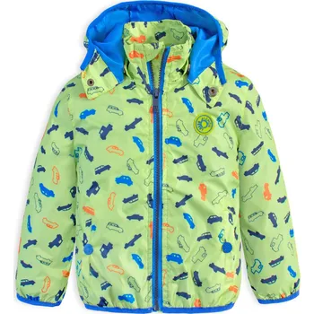 Kojenecká bunda Chlapecká jarní bunda LEMON BERET AUTÍČKA zelená Velikost: 86