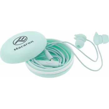 Sluchátka Tellur In-Ear Headset Macaron Blue