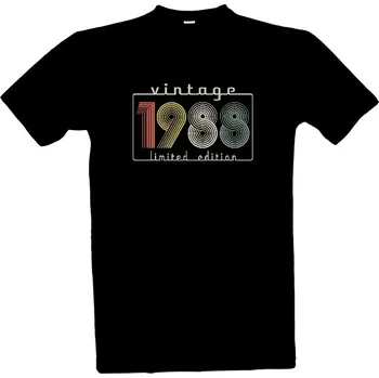 Pánská móda Tričko s potiskem 1988 vintage - limited edition 2 pánské