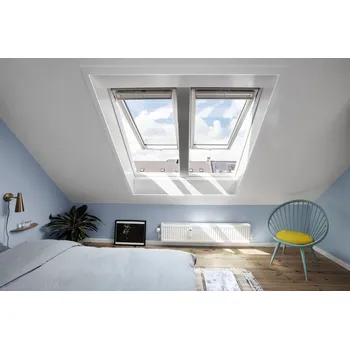 Velux Instalační set DUO EBS/EKS - nízké Velux: CK02 55x78 cm + pro nízké krytiny