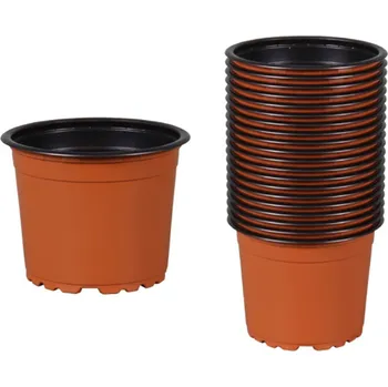 NOHEL GARDEN Květináč Premium lehčený plastový terakota pr.9cm, 20ks