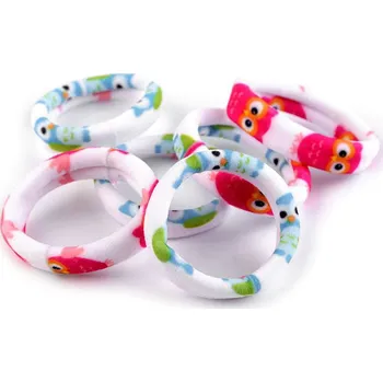 Gumičky do vlasů - sova