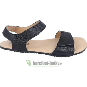 Dámská obuv Protetika barefoot sandály Belita černé lesklé 39