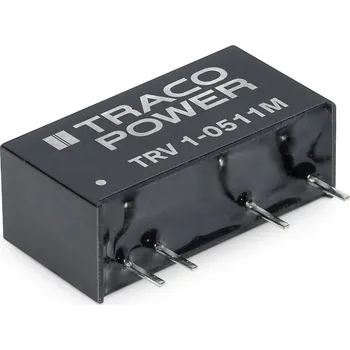 Měnič napětí TracoPower TRV 1-1221M DC/DC měnič napětí do DPS 100 mA 1 W Počet výstupů: 2 x Obsah 1 ks