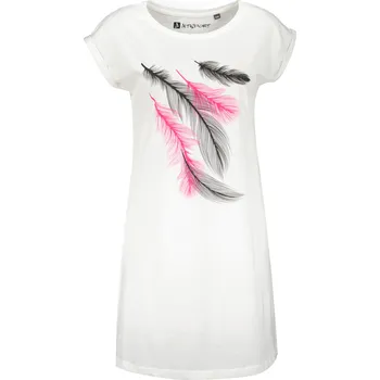 Dámské tričko Dámské prodloužené triko ALTISPORT CARRYOVER ALW112K388 BÍLÁ S/M