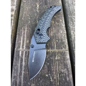 kapesní nůž Willumsen Copenhagen® Zavírací nůž Red E. Willumsen®, Barva: OD/Black, Varianta: Černá čepel - Stone Wash