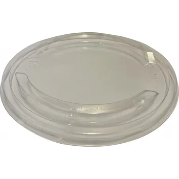 Jednorázové nádobí Víko k salátové misce KRAFT 500-1000ml - balík (50 ks)