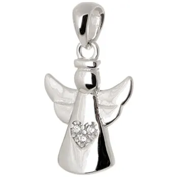 Přívěsek Stříbrný přívěšek andílek STRZ0835F