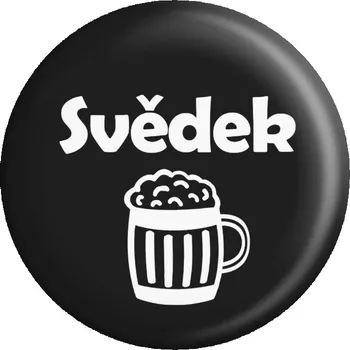 Placka Svědek s pivem (Černá)