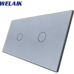 WELAIK dvojnásobný skleněný panel 1+1 - šedý