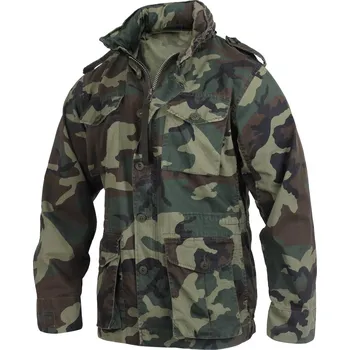 ROTHCO Bunda lightweight VINTAGE US M65 WOODLAND velikost: M + Doprava zdarma na další nákup