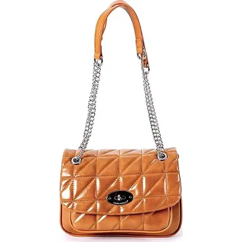 Moderní střední hnědá kabelka na rameno/do ruky David Jones 6719-3A