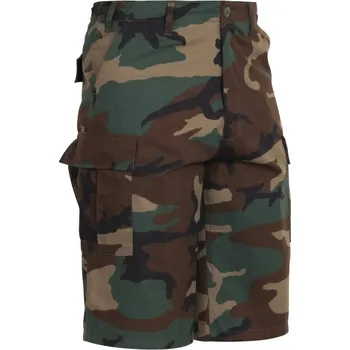 Pánské kraťasy ROTHCO Kraťasy FATIGUE XTRA LONG WOODLAND velikost: M