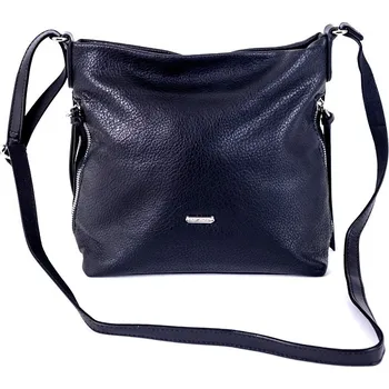 Malá/střední černá crossbody kabelka David Jones 6727-1A