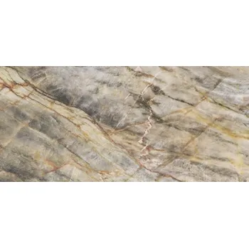 Dlažba Brazilian Quartzite amber poler - dlaždice rektifikovaná 59,7x119,7 béžová lesklá 163812