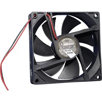 Průmyslový ventilátor QuickCool QC9225B12H axiální ventilátor, 12 V/DC, 100.24 m³/h, (d x š x v) 92 x 92 x 25 mm, QC9225B12H