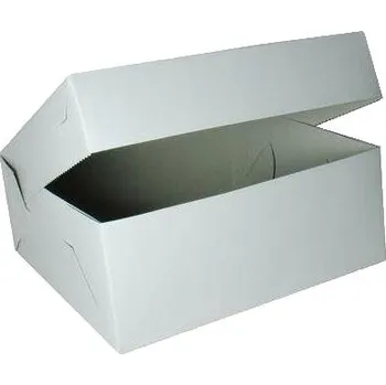 Jednorázové nádobí Dortová krabice 32x32x10 - karton (50 ks)