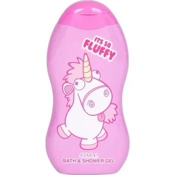 Sprchový gel Mimoni It's So Fluffy 2v1 sprchový a koupelový gel pro děti 400 ml