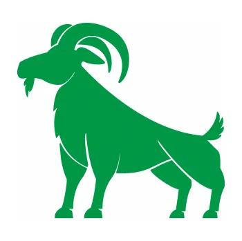 Samolepící dekorace SAMOLEPKA Kozel 005 (12 - zelená) NA AUTO, NÁLEPKA, FÓLIE, POLEP, TUNING, VLASTNÍ TEXT, TISK, AUTOSAMOLEPKY.cz, POLEPY, OBRÁZEK, LOGO, SAMOLEPKY