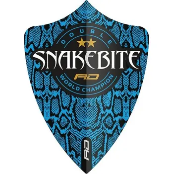 Příslušenství pro šipky Letky Red Dragon PETER WRIGHT Snakebite Hardcore Ionic Blue Logo Freestyle