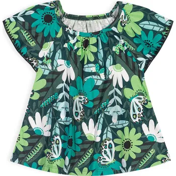 Dívčí tričko Dívčí tričko NANAI SUMMER LIFE zelená Velikost: 128