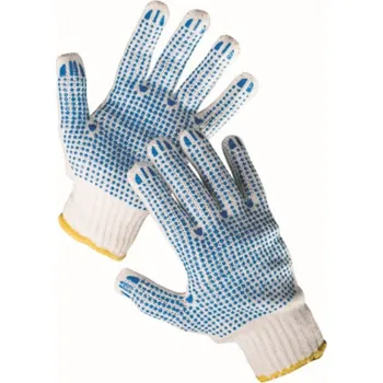 Pracovní rukavice Cerva Rukavice povrstvené QUAIL PVC terčíky 8