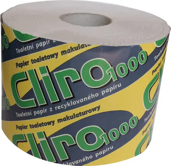 Toaletní papír Cliro 1000 bílý 2vrstvý 24 ks