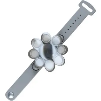 Hra na zahradu Čína Pop It náramek s LED spinnerem Varianta: šedá chobotnice