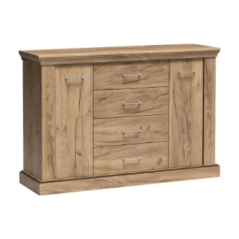 Komoda Komoda A1 Antica kraft zlatý, 142 x 96 x 42 cm