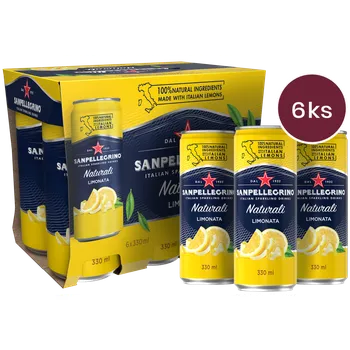 Limonáda Sanpellegrino Limonata (citron), plech, 0,33l - 6 ks